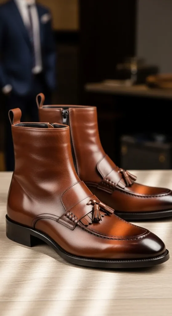 High‑Top-Loafer-Boots
