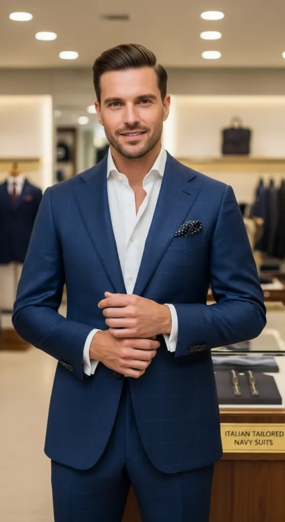 Italian-Tailored-Navy-Suit