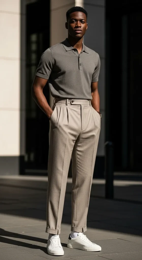 knit-polo-pleated-trousers-minimal-sneakers