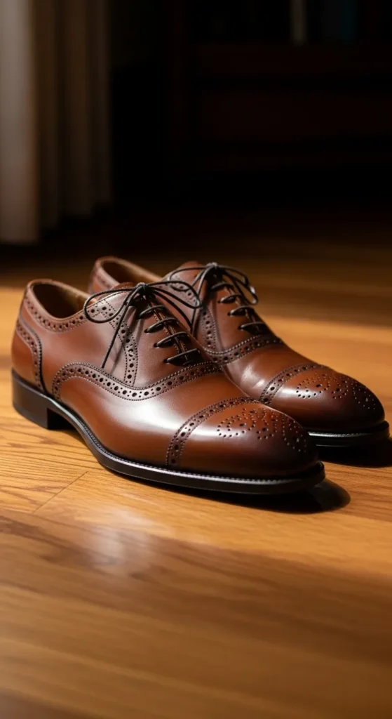 Lace-Up-Oxford-with-Perforations