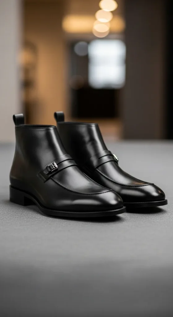 Minimalist-Black-Loafer-Boots