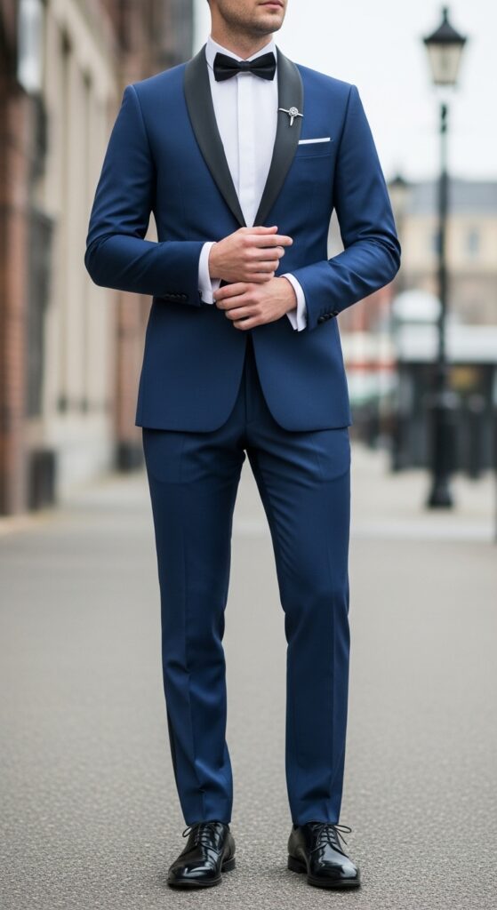 Minimalist-Blue-Tuxedo-Design