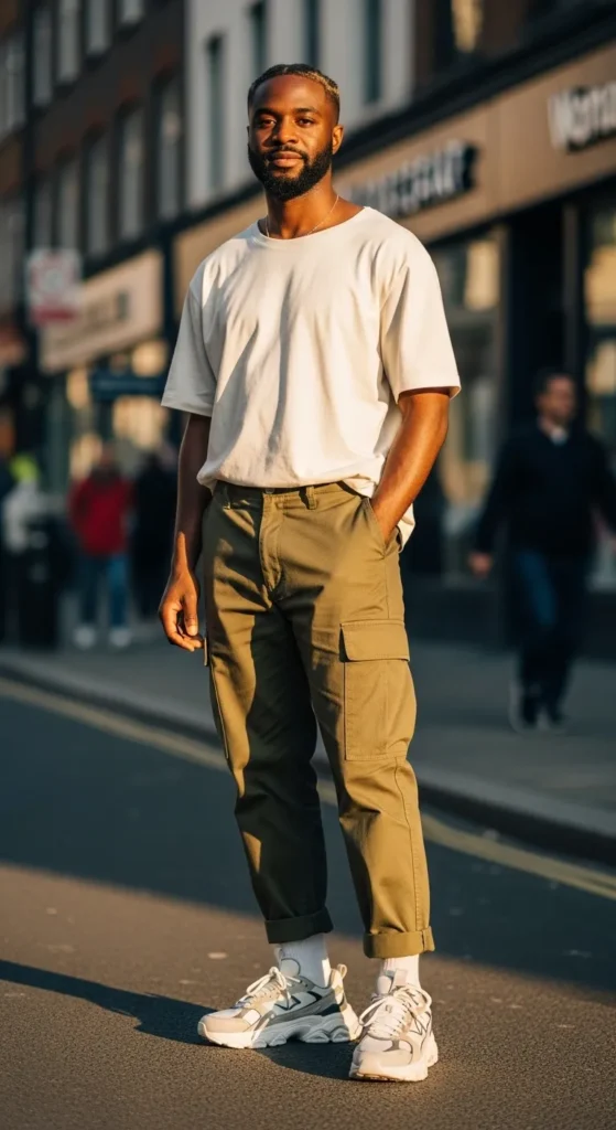 oversized-tee-cargo-pants-chunky-sneakers