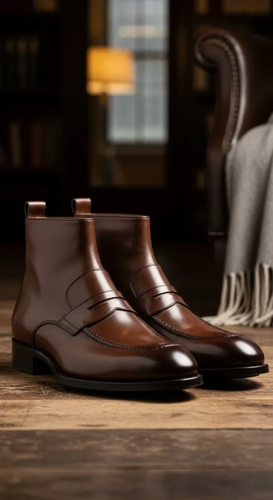 Penny-Loafer-Boots