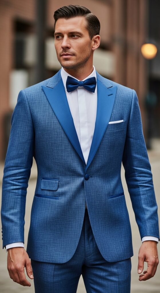Textured-Blue-Linen-Tuxedo