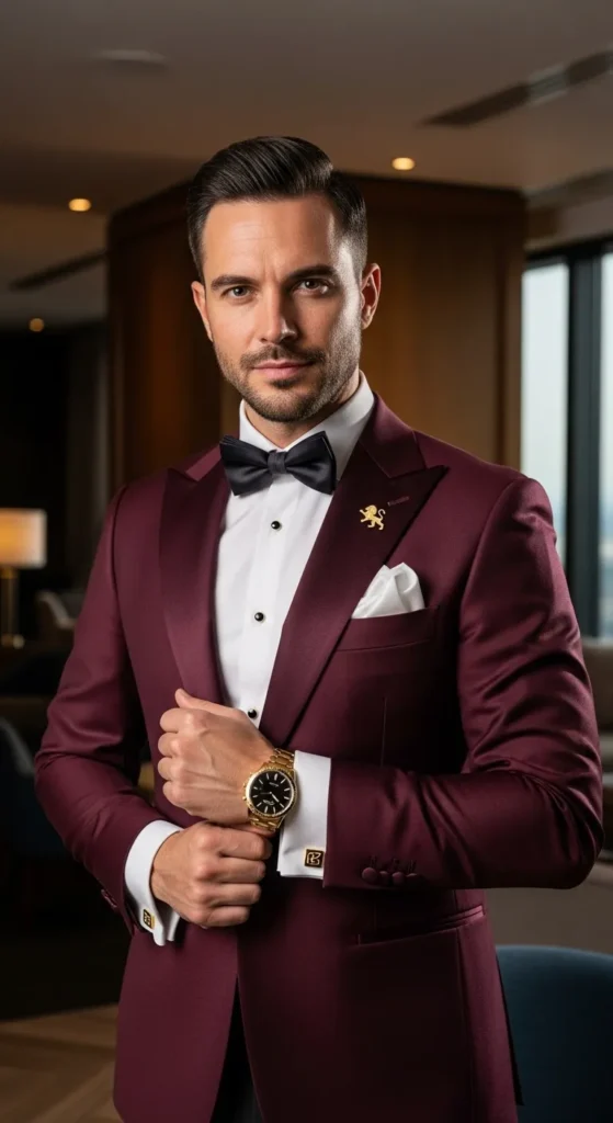 Tuxedo-with-Gold-Accessories