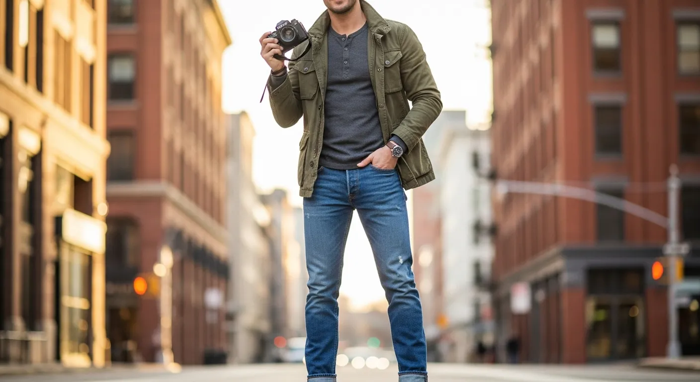 Straight-Jeans-for-Tall-Men