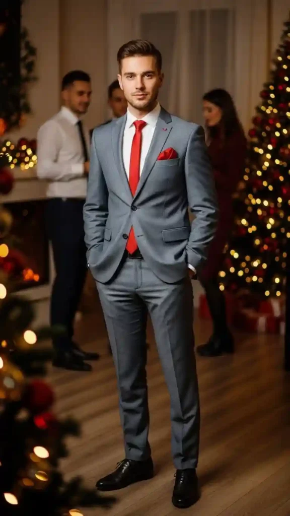 grey-suit-with-pop-of-red