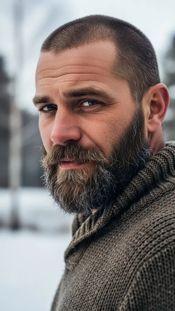 buzz-cut-with-full-beard