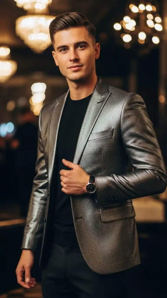 metallic-or-shimmer-blazer-for-party-nights