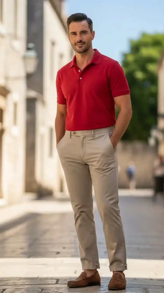 red-polo-shirt-with-chinos