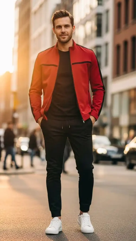 red-sports-jacket-with-black-joggers