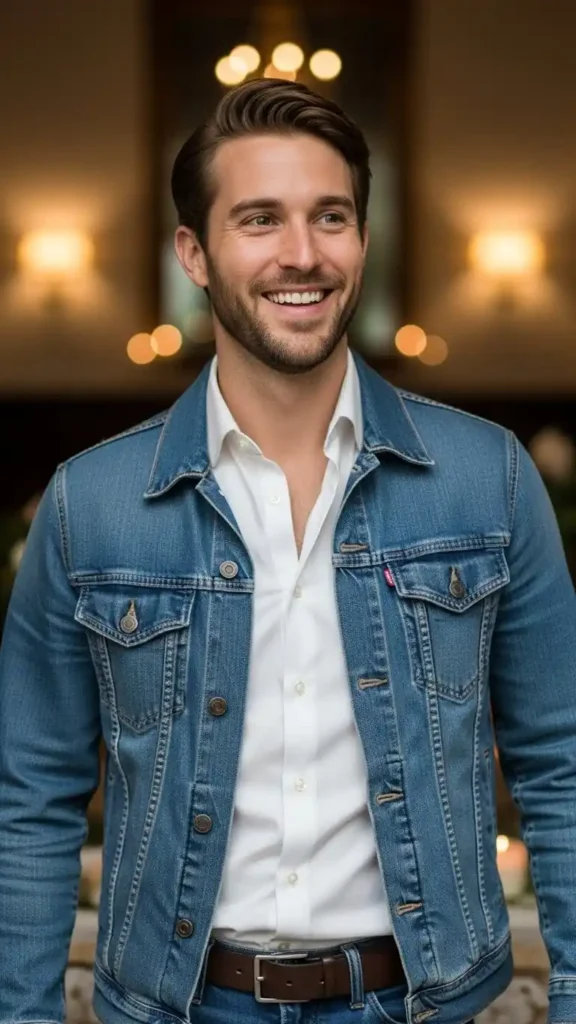 18 Valentine’s Men Fashion Ideas That Will Make You Stand Out This Year 7 crisp-white-and-denim