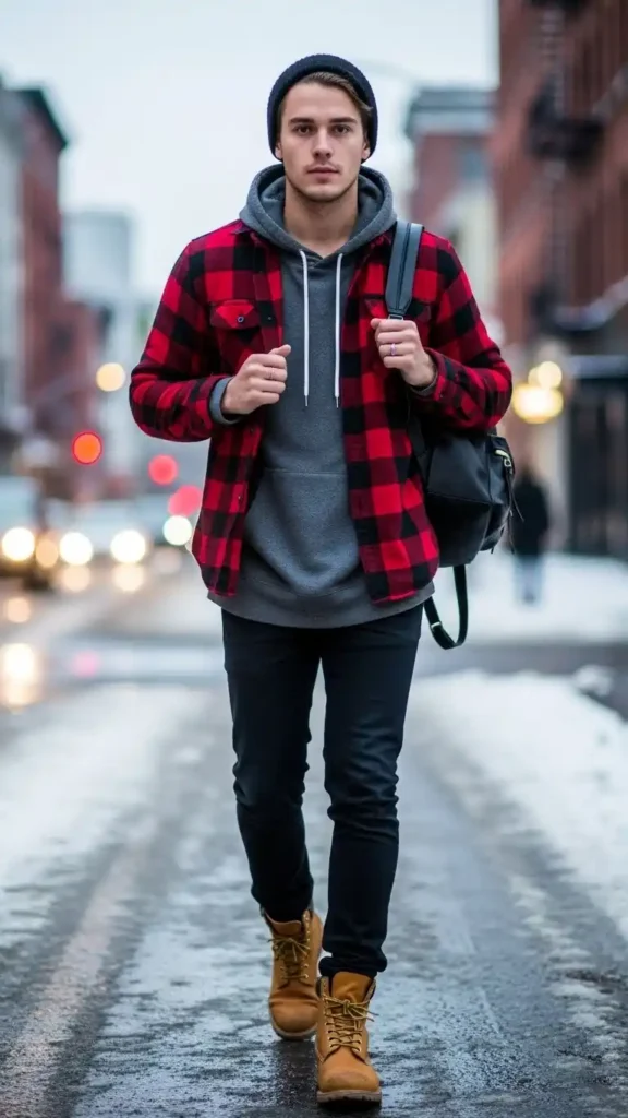 flannel-over-hoodie-90s