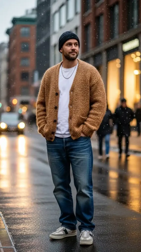 mohair-cardigan-layered