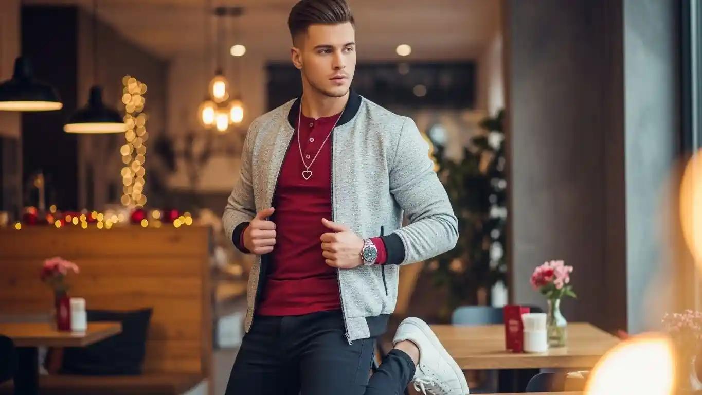 17 Stunning Valentine’s Day Outfits for Men That Look Sharp and Stylish 1 trendy-valentine-outfit-idea-for-men