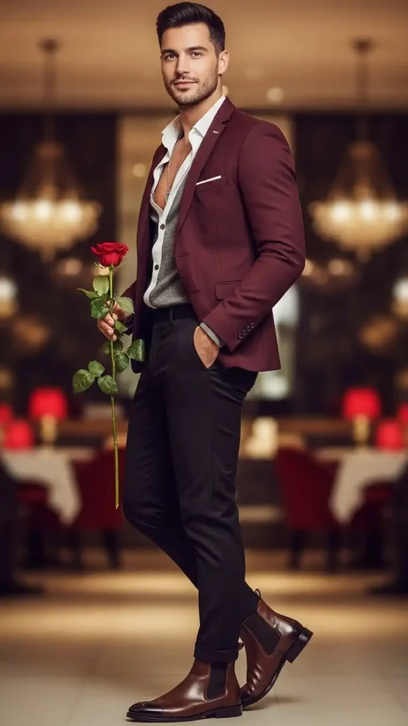 17 Stunning Valentine’s Day Outfits for Men That Look Sharp and Stylish 10 chelsea-boots-for-modern-flair
