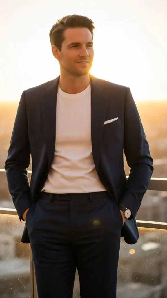 classic-navy-suit-with-crisp-white-tee