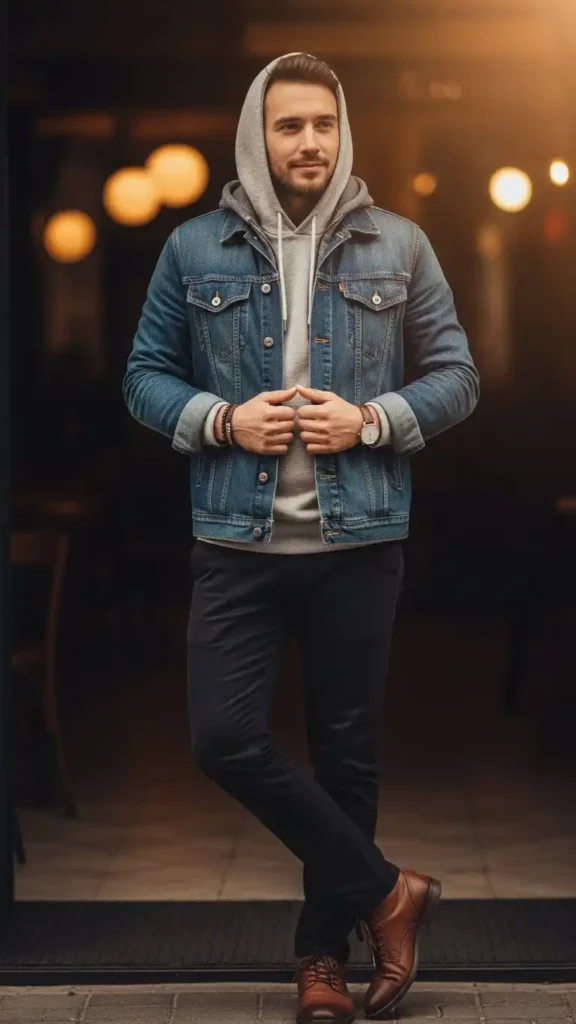 denim-jacket-layered-with-hoodie-style