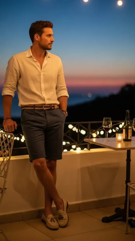 relaxed-linen-shirt-summer-night-outfit