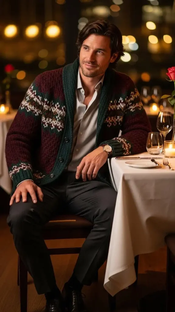 statement-cardigan-romantic-dinner-look
