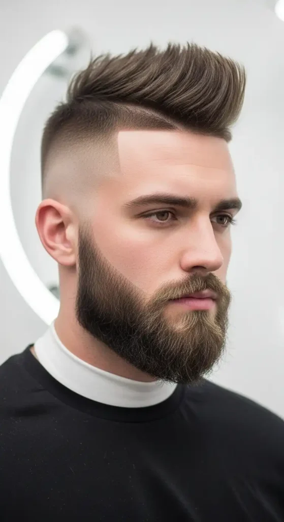 fade-mohawk-with-beard-fade
