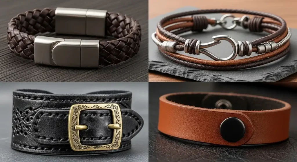 durable-leather-bracelet