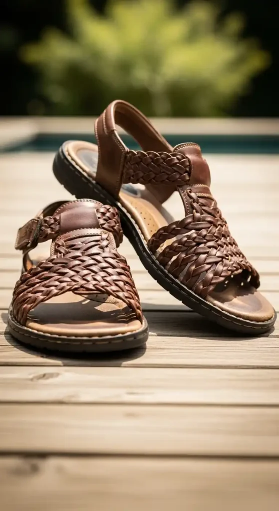 braided-leather-sandals