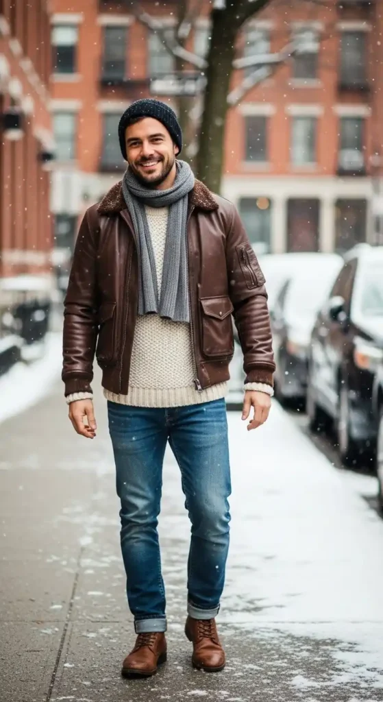 chocolate-leather-flight-jacket