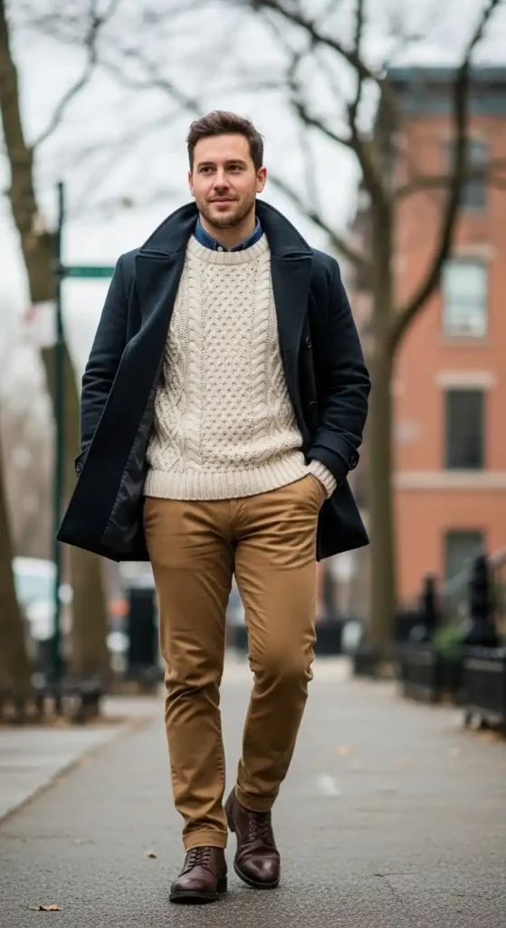 chunky-cable-knit-and-chinos