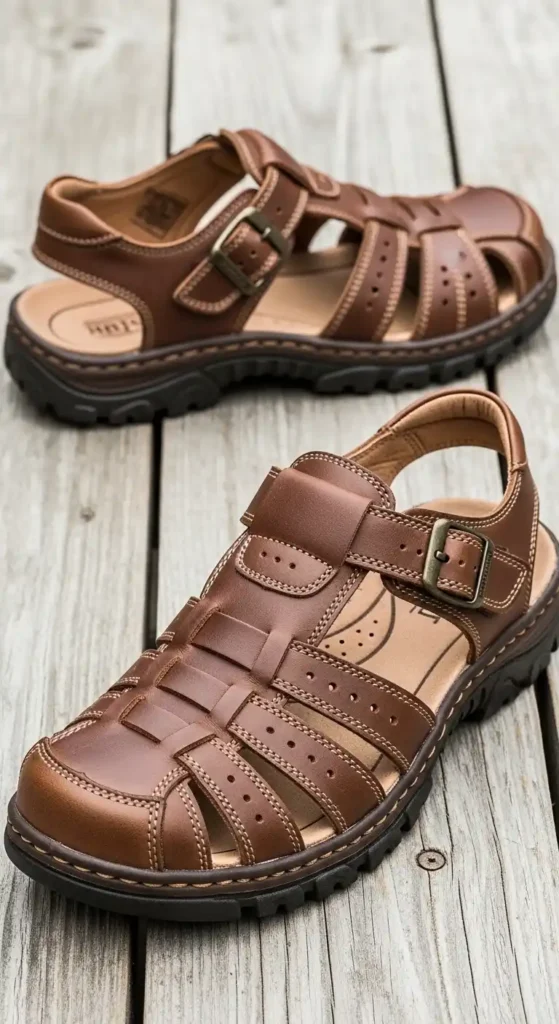 closed-toe-leather-sandals