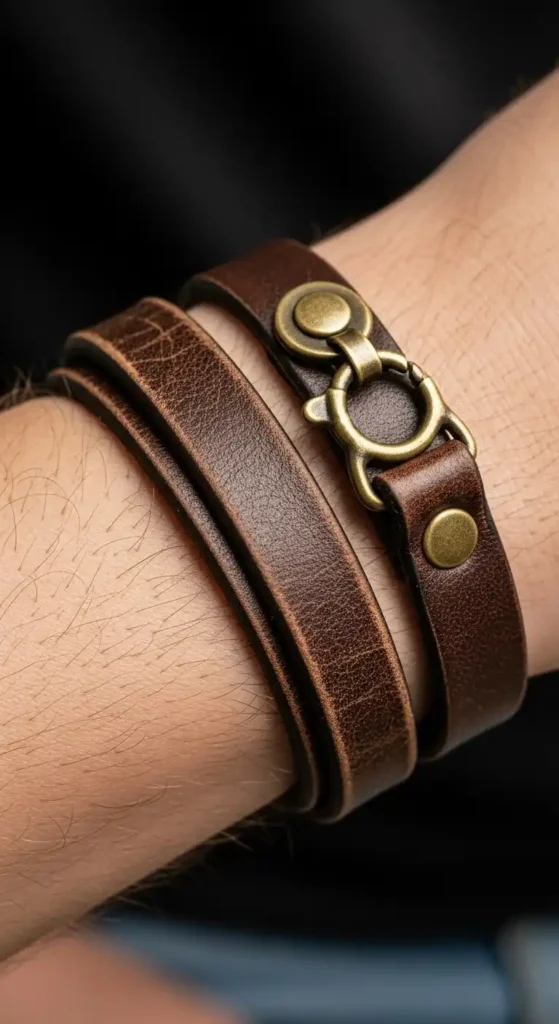 dark-brown-leather-wrap-bracelet