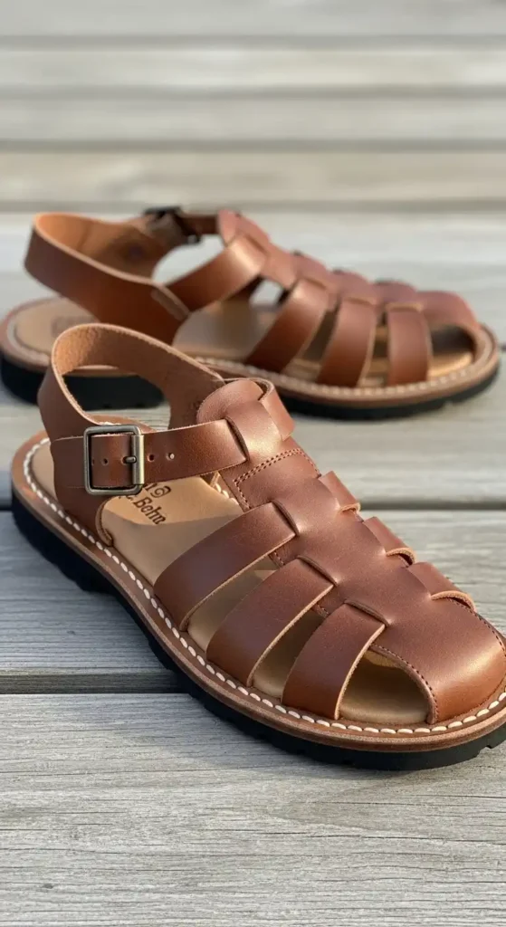 fisherman-style-leather-sandals