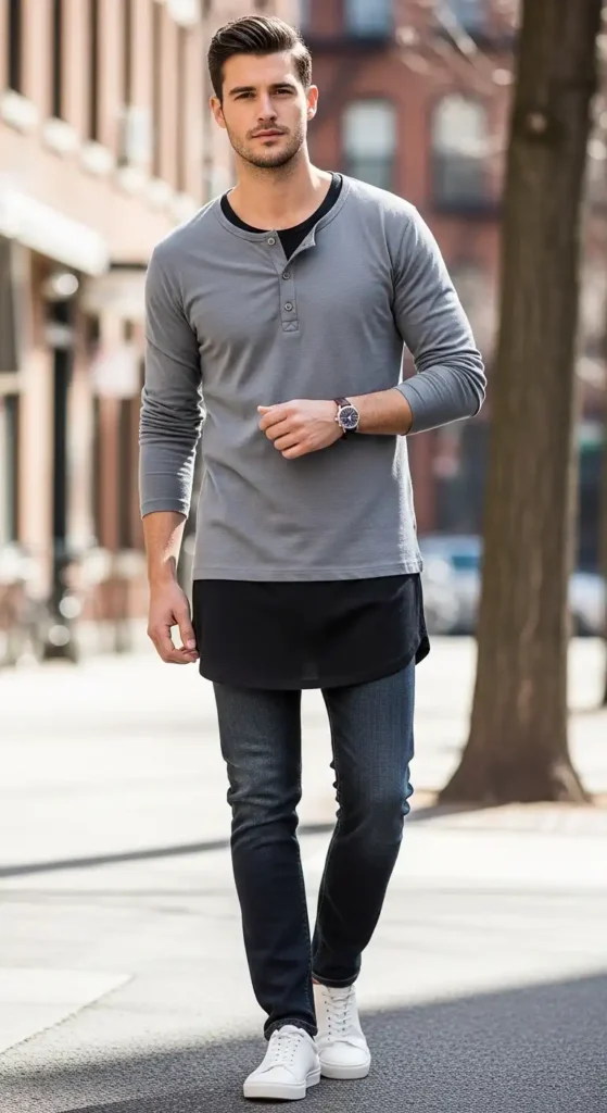 layered-henley-over-a-long-line-tee
