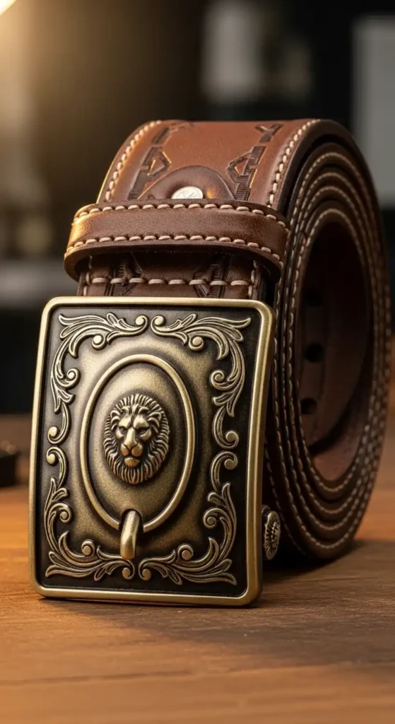 leather-belt-with-antique-finish-buckle