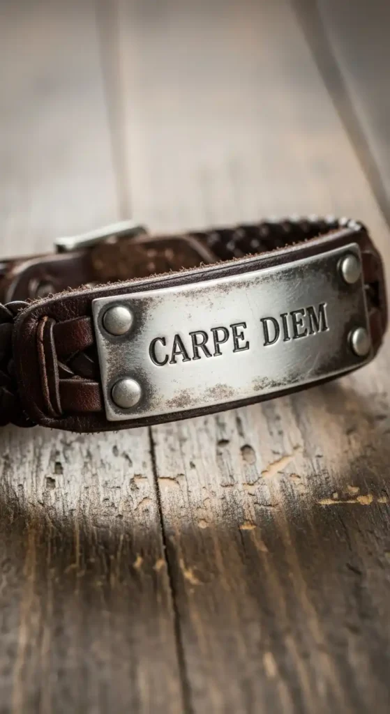 leather-bracelet-with-engraved-metal-plate