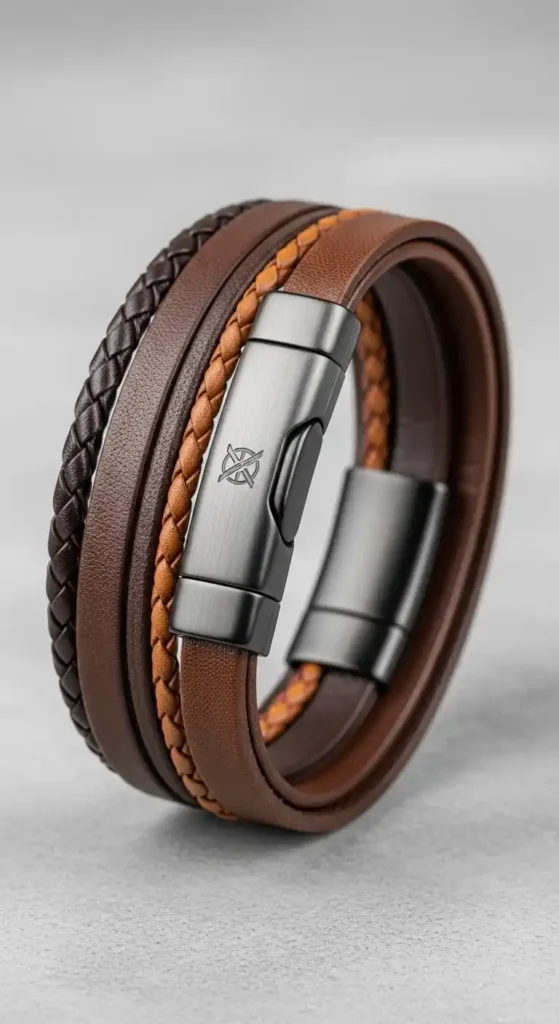 leather-bracelet-with-magnetic-closure