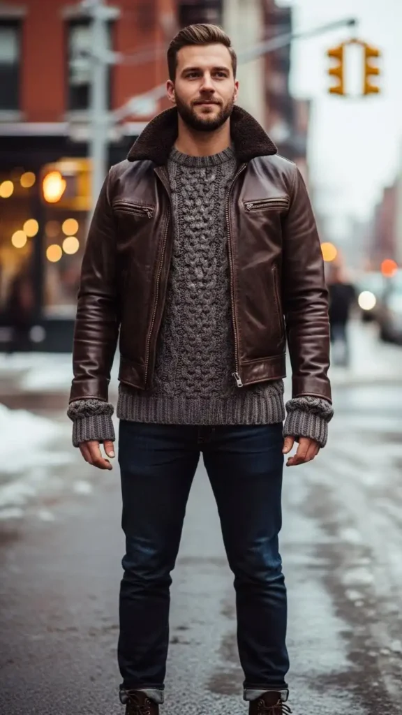 leather-jacket-with-knit-sweater