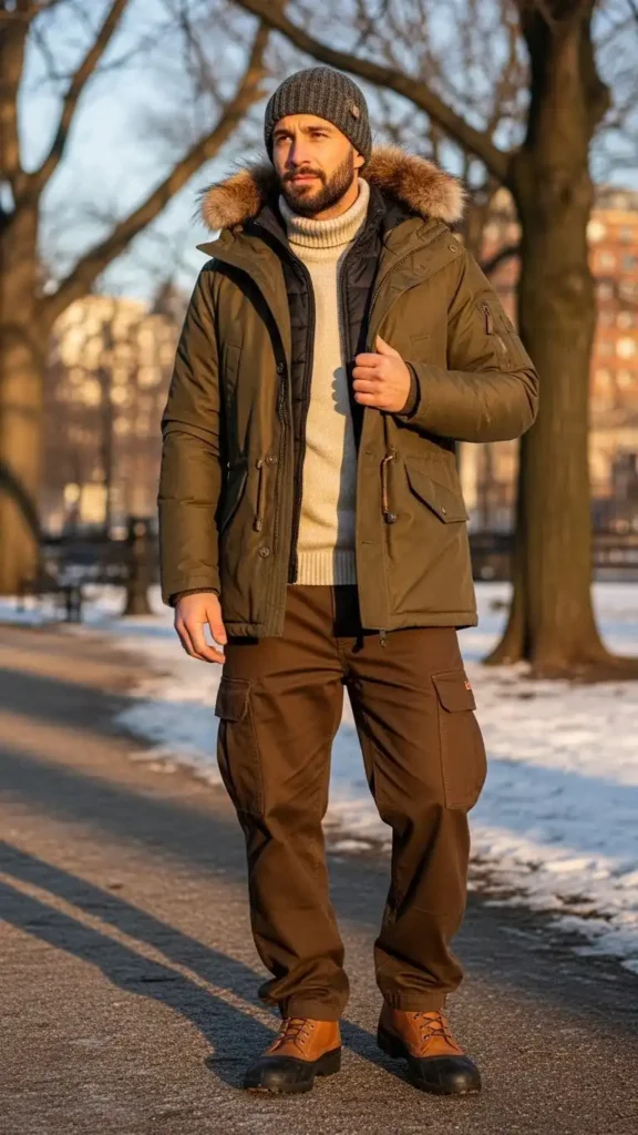 parka-jacket-with-cargo-pants