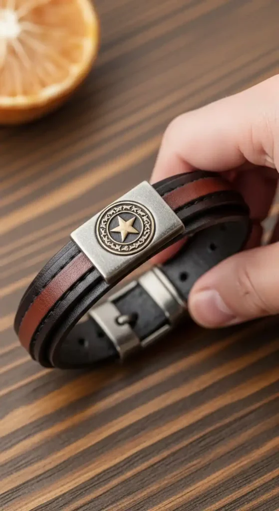 vintage-leather-strap-bracelet
