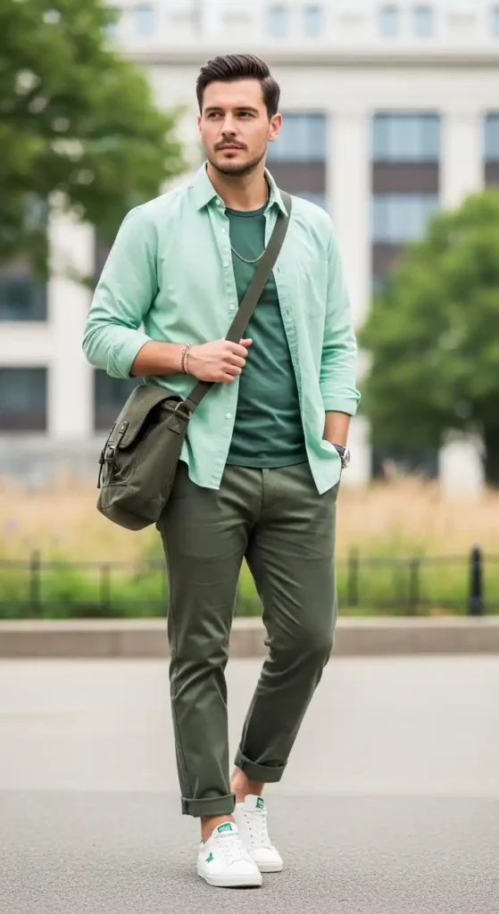 mint-green-button-down-shirt