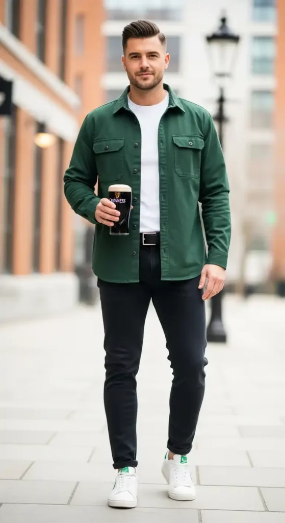 green-overshirt-with-basics