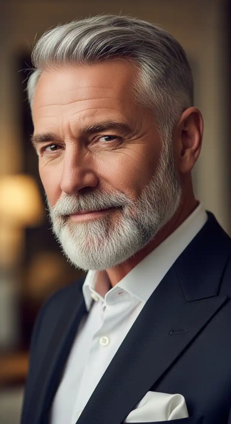 the-well-groomed-gray-short-beard